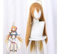 Anime Wigs Princess Connect Re:dive Cosplay Wigs Pecorine Women Yellow Gradient Long Synthetic Hair Pecoriinu Costume Wig 499B