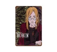 Anime Witch Hunter Robin Retro Poster Metal Tin Sign Chic Art Retro Iron Painting Bar People Cave Cafe Family Garage Wall Decoration