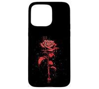 Anime Withered Rose Blood Dripping Case for iPhone 15 Pro Max