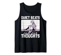Anime woman. Quiet beats, endless thoughts. Tank Top