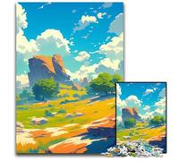 Anime Wonderful Nature 1000Pc Adults Jigsaw Puzzle Puzzles for Adults Perfect for Family Fun on Christmas Thanksgiving Birthdays & Easter 1000 PCS(75x50cm)