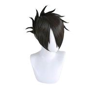 Anime Yakusoku no Neverland The Promised Neverland Ray Cosplay Wig Short Black Heat Resistant Synthetic Hair Wigs + Wig Cap