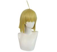 Anime Yamada Asaemon Fuchi Cosplay Wig Blond Short Hair Halloween Role Play Costume Party Accessory