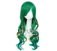 Anime Yowamushi Pedal Yuusuke Makishima Yusuke Long Green Blue Brown Heat-resistant Fiber Hair Cosplay Wigs+ Wig Cap PL-339