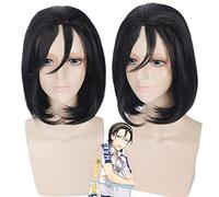 Anime Yowamushi Pedal Yuusuke Toudou Jinpachi Cosplay Wigs Short Black Heat-Resistant Fiber Hair Synthetic Wig PL-338