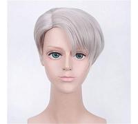 Anime Yuri!!! on Ice Cosplay Wig Katsuki Yuuri Plisetsky Yurio Synthetic Hair Viktor Nikiforov Yuri on Ice Costume Wigs+wig Cap DM623