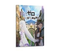 Anime Zero Starting Life in Another World Poster2 Poster Decorative Painting Canvas Wall Posters And Art Picture Print Modern Family Bedroom Decor Posters 12x18inch(30x45cm)