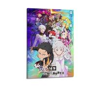 Anime Zero Starting Life in Another World Poster3 Poster Decorative Painting Canvas Wall Posters And Art Picture Print Modern Family Bedroom Decor Posters 12x18inch(30x45cm)