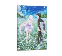 Anime Zero Starting Life in Another World Poster4 Poster Decorative Painting Canvas Wall Posters And Art Picture Print Modern Family Bedroom Decor Posters 12x18inch(30x45cm)