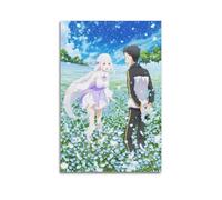 Anime Zero Starting Life in Another World Poster4 Poster Decorative Painting Canvas Wall Posters And Art Picture Print Modern Family Bedroom Decor Posters 12x18inch(30x45cm)
