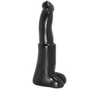 Animhole Bull Black Dildo 11 Inch