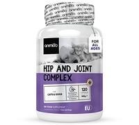 animigo Hip and Joint Supplement for Dogs & Cats of All Ages - 120 'Split & Pour' Capsules - Glucosamine for Dogs with Turmeric, Chondroitin, MSM, Cinnamon & Hyaluronic Acid - Joint Aid for dogs