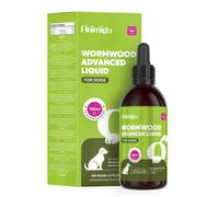 Animigo Wormwood Advanced Liquid for Dogs - Herbal Dog Wormer Drops with Wormwood & Black Cumin Seed - Natural Intestinal Hygiene & Digestive Support - No Garlic, All Breeds & Sizes - 120ml
