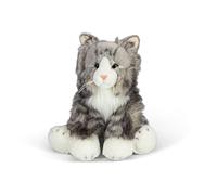 Tobar ANIMIGOS WORLD OF NATURE GREY FLUFFY CAT Plush Toy