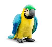 Tobar Animigos World of Nature Blue Macaw Parrot Soft Plush Toy, 37565