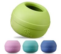 Animire Long-Lasting Interactive Dog Lick Toy, Stuffable Dog Enrichment to Keep Dogs Busy, Wobbly Treat Dispensing Freezable Licking Toys, Food-Grade Safe (Green,S)