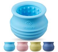Animire Treat Dispensing Dog Toy, Long-Lasting Interactive Puzzle Toys for Dogs, Stuffable Dog Enrichment Frozen Lick Treat Toy for Boredom, BPA Free Silicone Fetch Catch Chew Toy (Light Blue,S)