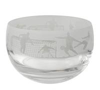ANIMO GLASS Football Small Crystal Bowl