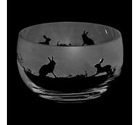ANIMO GLASS Hare Small Crystal Bowl