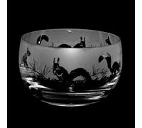 ANIMO GLASS Squirrel Small Crystal Bowl