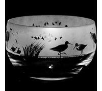 ANIMO GLASS Wading Birds Small Crystal Bowl