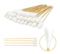 AnimoGoods 6-Inch Long Q-Tips for Cleaning Dogs' Ears | Extra-Wide Cotton Swabs for Dog Ear Cleaning | Eco-Friendly Dog Ear Swabs & Pads | Organic Bamboo & Cotton | 100-Pack