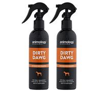 Animology Dirty Dawg Pup Shampoo - No-Rinse Cleaning Shampoo for Dogs - 250 ml Pet Shampoo for Puppies - With Signature Scent, Vitamins and Conditioner - Mild, Balanced PH Formula 2 Pack