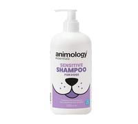 Animology Essentials Sensitive Dog Shampoo 500ml, Fragrance Free, Gentle Cleanser with Built-in Conditioner