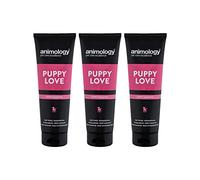 Animology Puppy Love Shampoo | For Healthy Well Developed Coat Easy Rinse Formula Balanced pH and Deep Cleaning Effect Sensitive Skin Built in Conditioner 250ml pack of 3