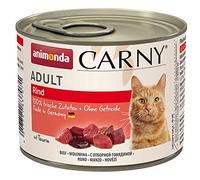 animonda Carny Adult cat food, wet food for adult cats, beef, 6 x 200g