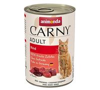animonda Carny Adult cat food, wet food for adult cats, beef, 6 x 400g