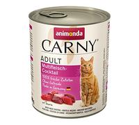 animonda Carny Adult cat food, wet food for adult cats, multi meat cocktail, 6 x 800g