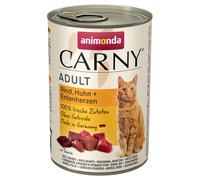 animonda Carny Adult Saver Pack 12 x 400g - Beef, Chicken & Duck Hearts
