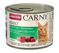 animonda Carny Adult Saver Pack 24 x 200g - Beef, Turkey & Rabbit
