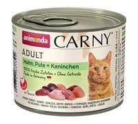 animonda Carny Adult Saver Pack 24 x 200g - Chicken, Turkey & Rabbit