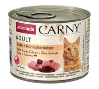animonda Carny Adult Saver Pack 24 x 200g - Turkey & Chicken Liver