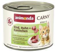 animonda Carny Kitten 12 x 200g - Beef, Chicken & Rabbit