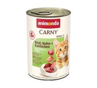 animonda Carny Kitten Saver Pack 24 x 400g - Beef, Chicken & Rabbit