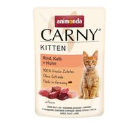 animonda Carny Kitten Pouch 12 x 85g - Beef, Veal & Chicken