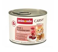 animonda Carny Senior 6 x 200g - Beef & Turkey Hearts