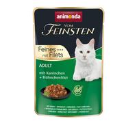 Animonda Catpb From Feinsten Adult Rabbit + Hühnchenfil. 18 x 85 G (22,16 €/ KG)
