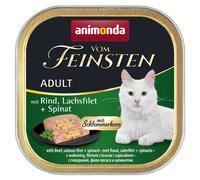 Animonda From The Finest With Beef, Salmon Fillet & Spinach 32 X 100G