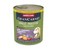 animonda GranCarno Superfoods Adult 24 x 800g - Lamb, Amaranth, Cranberries & Salmon Oil