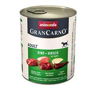 animonda GranCarno Wet Food for Adult Dogs, Various Varieties, 6 x 800 g