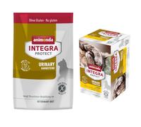 animonda Integra Protect Dry Cat Food + Wet Cat Food - Bundle Price! - Adult Urinary (1.2kg) + Chicken Urinary Struvite Stone (6 x 100g)