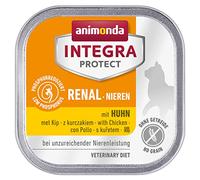 animonda Integra Protect Nieren (Renal) cat, wet food for chronic renal insufficiency, with chicken, 16 x 100g