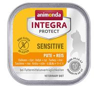 animonda Integra Protect Sensitive cat, diet cat food, wet food for food allergies, pure turkey, 16 x 100g