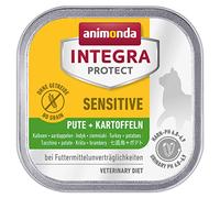 Animonda Tray Integra Protect Sensitive Turkey and Potato Cat Food - 16 x 100g