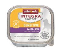 Animonda Tray Integra Protect Sensitive Lamb and Rice Cat Food - 16 x 100g