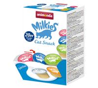 animonda Milkies Power, cat milk portions, selection, 20 cups at 15g